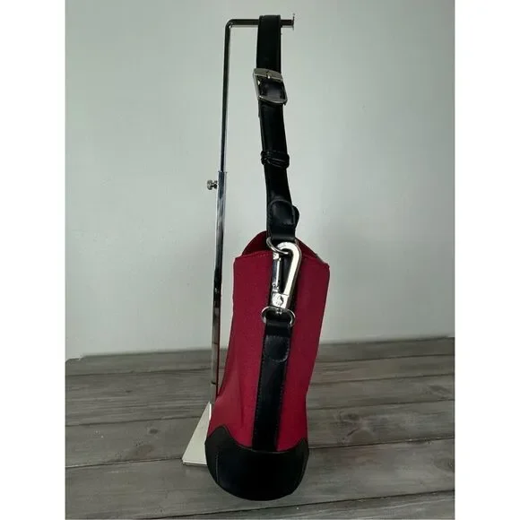 Joy Mangano Red Bucket Handbag‎ - Picture 6 of 11